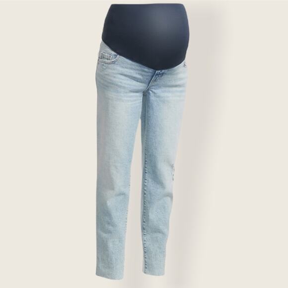 Old Navy maternity full panel O.G. Straight ripped - Picture 3 of 7